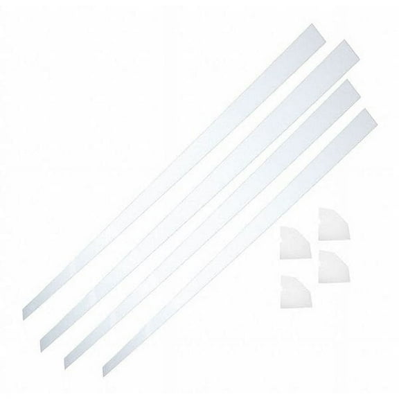 Mirredge Mirror Installation Kit,White,48 in W 34400