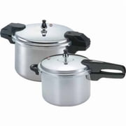 Mirro 6-Quart Pressure Cooker Silver/Black