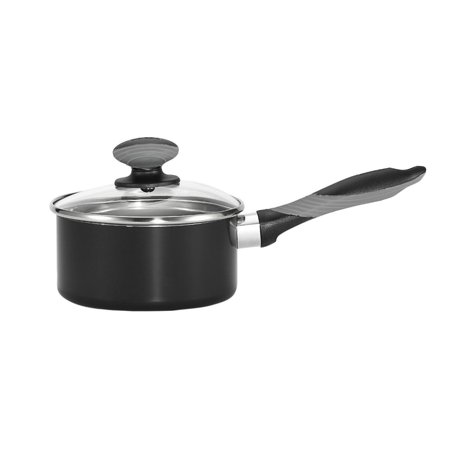 Mirro A7972484 Get-A-Grip Aluminum Nonstick Sauce Pan with Glass Lid, 3 Qt, Each