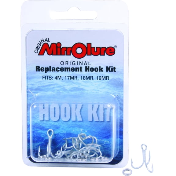 Mirrolure 17514 Original Replacement Hook Kit Includes  10