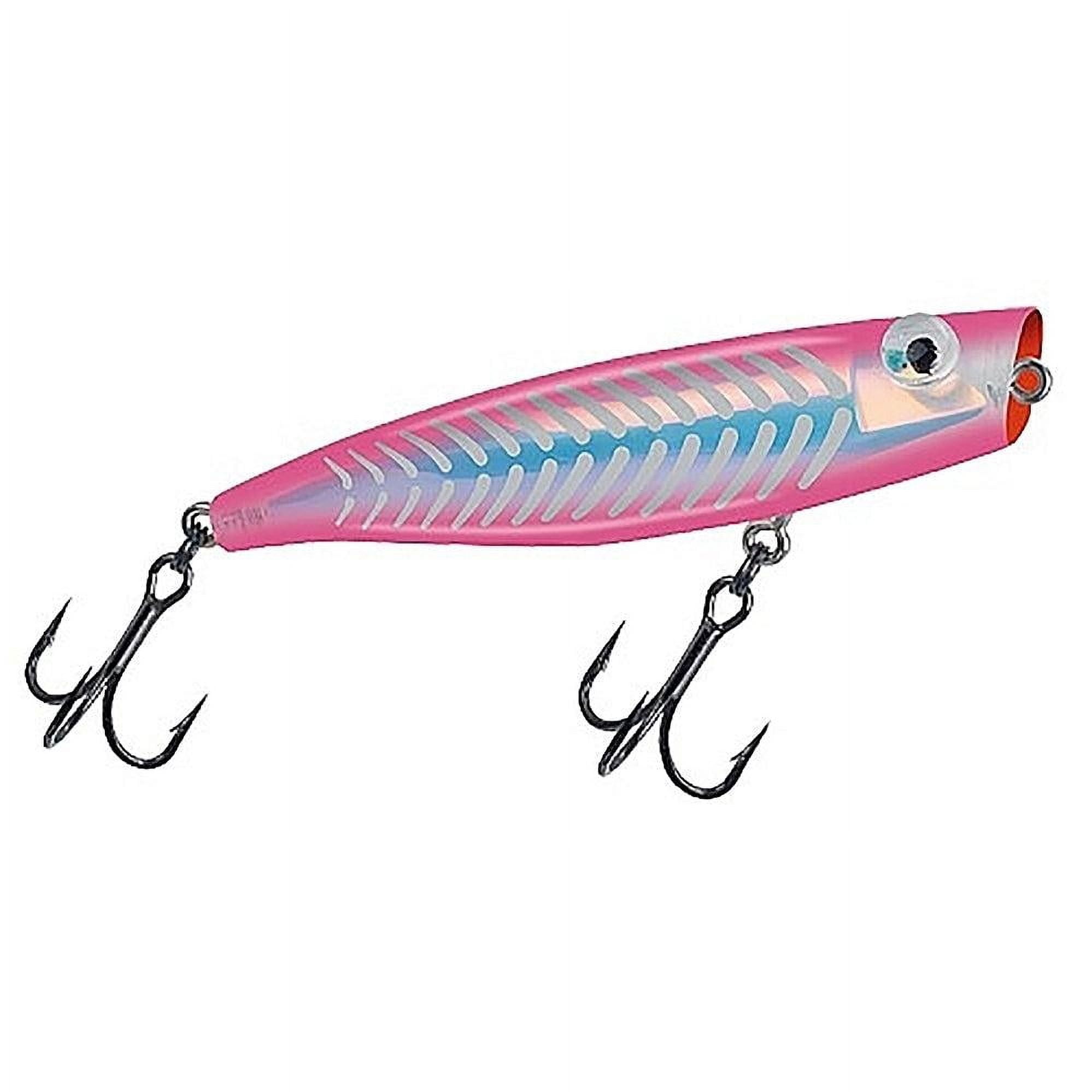 Mirrolure C36MRHPSB Hot Pink Back/Belly/Silver Bones Topwater 3 5/8in Lure