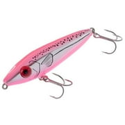 Mirrolure - L&S Bait  She Dog - 4 in., Chrome & Hot Pink