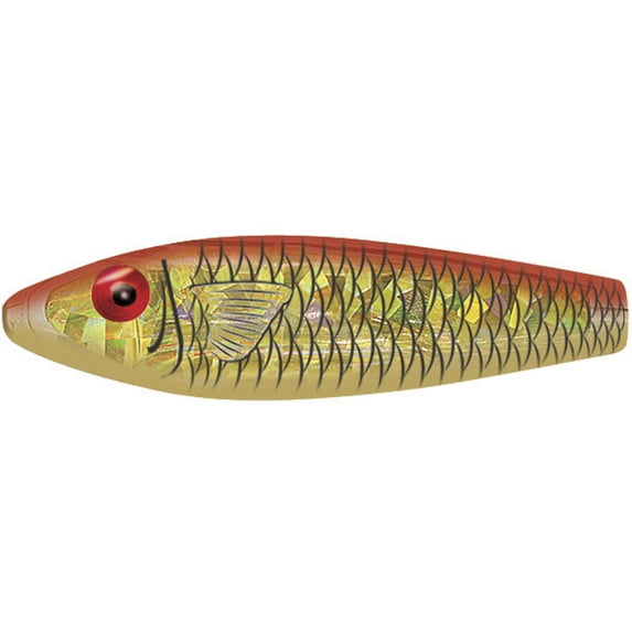 Mirrolure S52MR-GR Series III Rattling Sinking Twitchbait, 3 5/8" - S52MR-GR