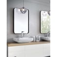 thumbnail image 1 of Mirrona STAR Black Rectangular Wall and Bathroom Mirror - 24x36 Inches - Black, 1 of 4