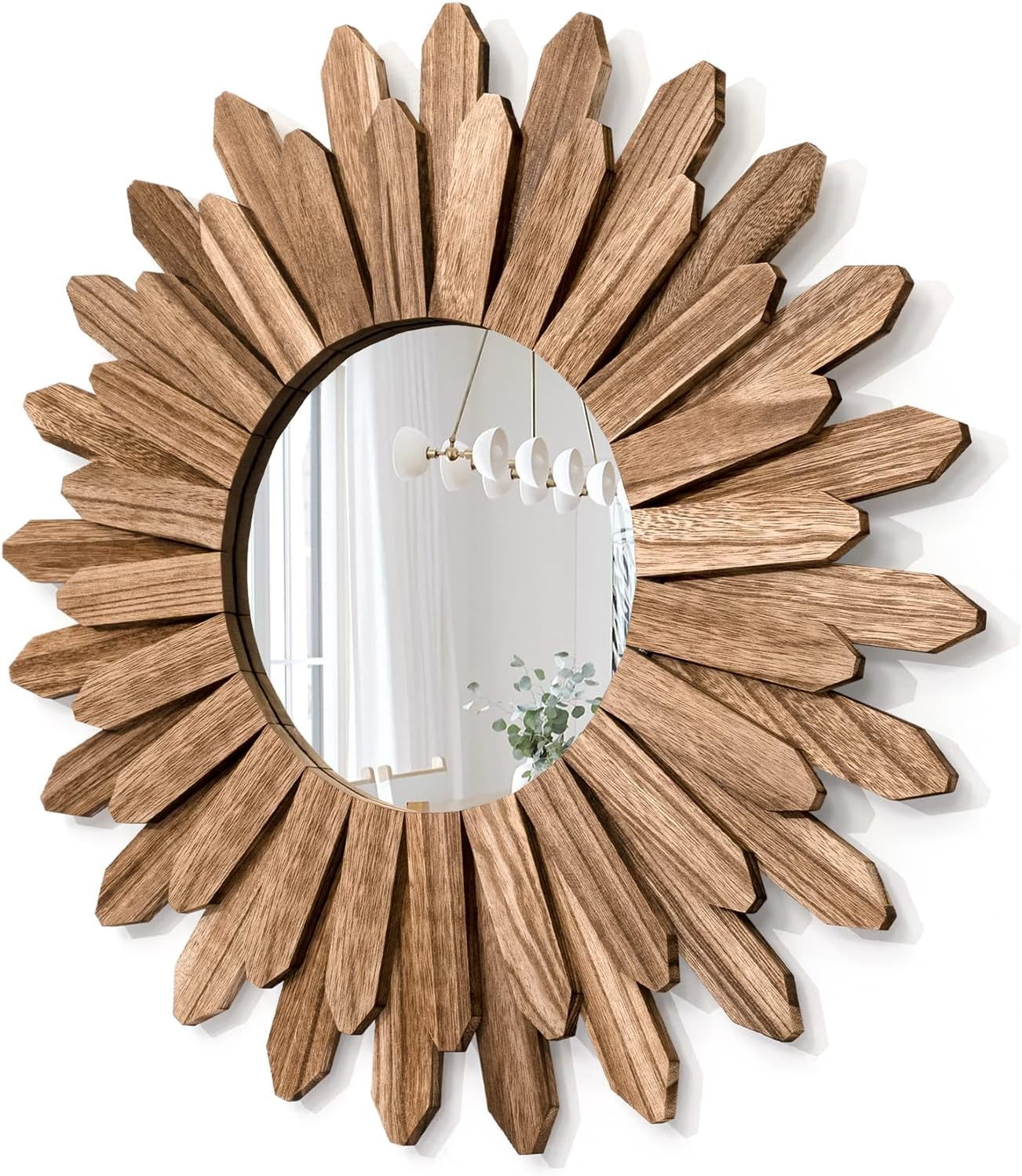 21 inch Rustic Wood Farmhouse Sunburs...