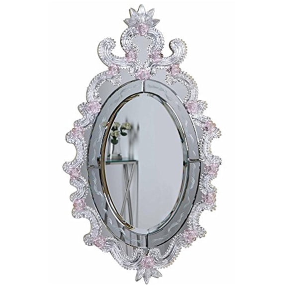Elegant Lighting Murano 22" Decorative Mirror in Silver