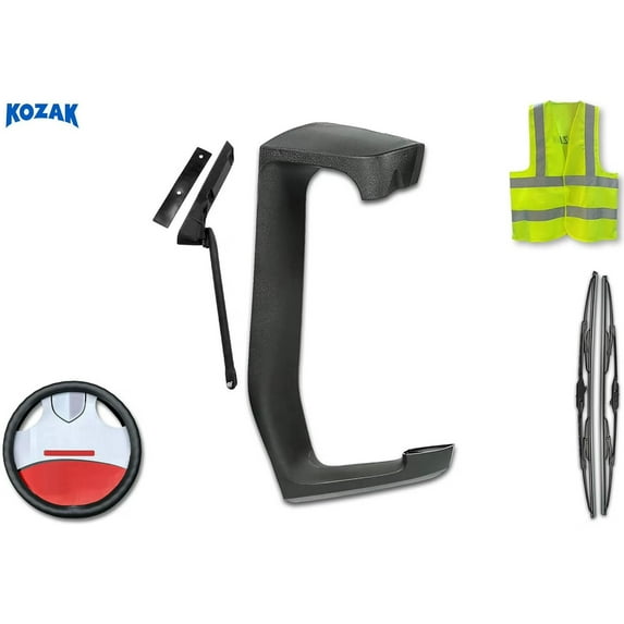 Mirror Arm Cover with Support Bracket, Left Driver Side, Compatible with Volvo VNL 2004+