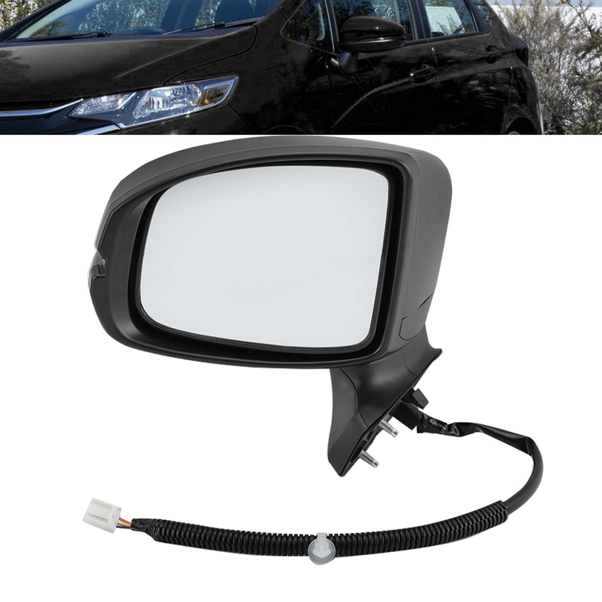 MZORANGE Mirror Assembly For Honda Fit 2015-2020 Driver Left Side