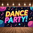 thumbnail image 1 of Mirror Ball Design Disco Party Banner Colorful Lights Party Banner Shiny Disco Retro Dance Party Banner for Disco Party Dance Event Retro Celebration, 1 of 9