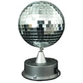thumbnail image 1 of Mirror Ball with LED Base Halloween Decoration, 1 of 3