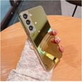 thumbnail image 1 of Mirror Case Compatible with Samsung Galaxy S24, Electroplate Mirror Back Full-Body Bumper+PC Back Shockproof Cover for Samsung Galaxy S24 Ultra (Gold,S24 Plus), 1 of 5