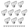 thumbnail image 1 of Mirror Clips - Zinc Alloy Glass Clips Clamps Holder for 3-5mm Thick , 10Pcs, 1 of 4