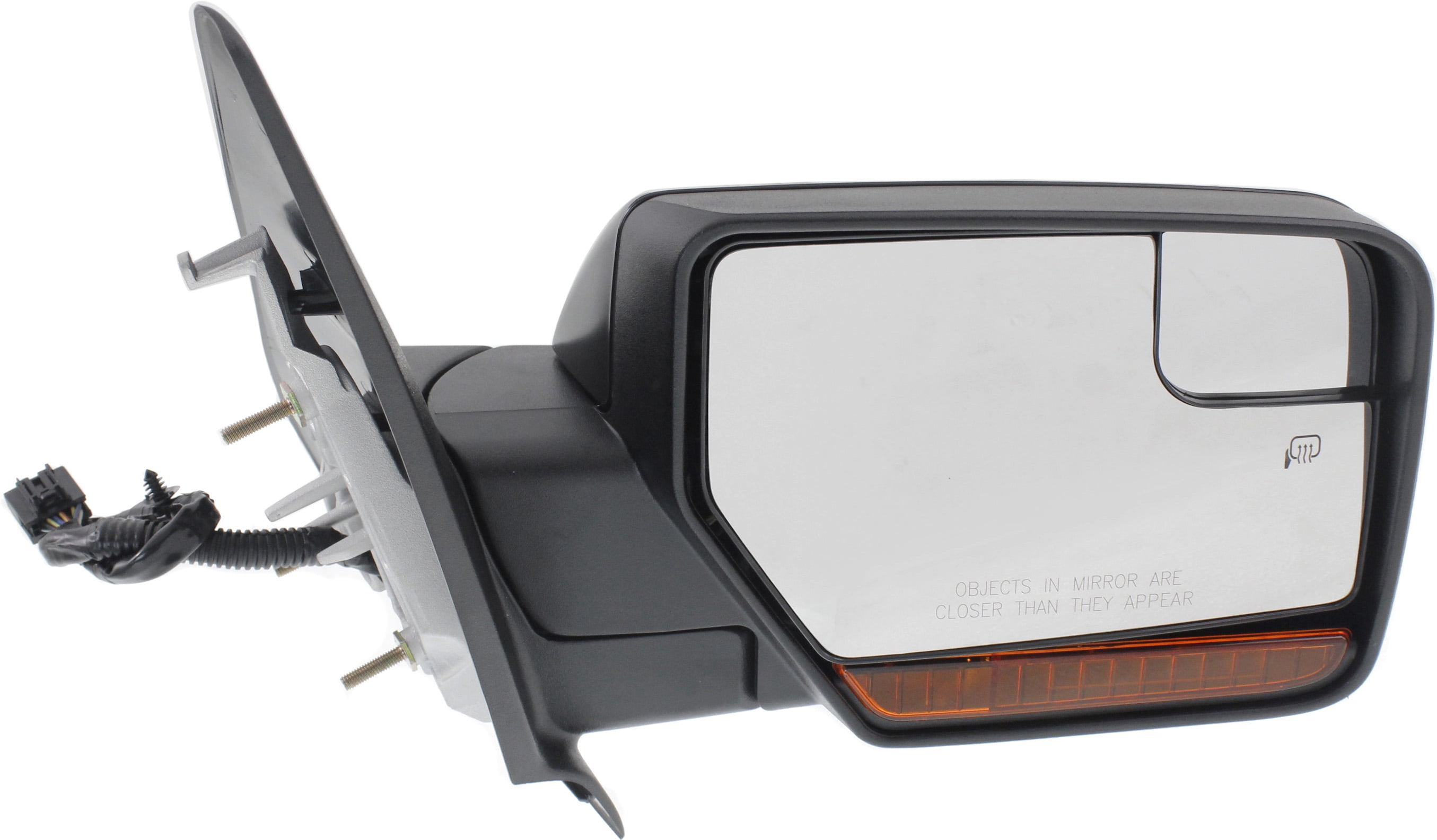 Kool Vue Mirror Right Passenger Side Heated Blind Spot Corner Glass In-housing Signal Light