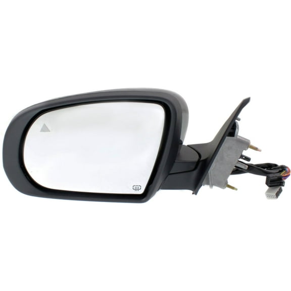 Mirror Compatible With 2014-2018 Jeep Cherokee Left Driver Side Heated Auto-Dimming w/ Blind Spot Detection in Glass In-housing Signal Light Paintable Kool-Vue