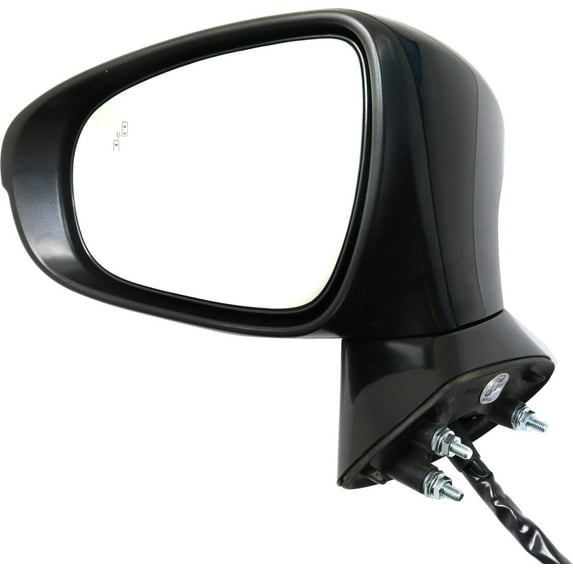 Mirror Compatible With 2014-2018 Lexus GS350 2016 GS200t Left Driver Side Heated w/ Blind Spot Detection in Glass In-housing Signal Light Paintable Kool-Vue