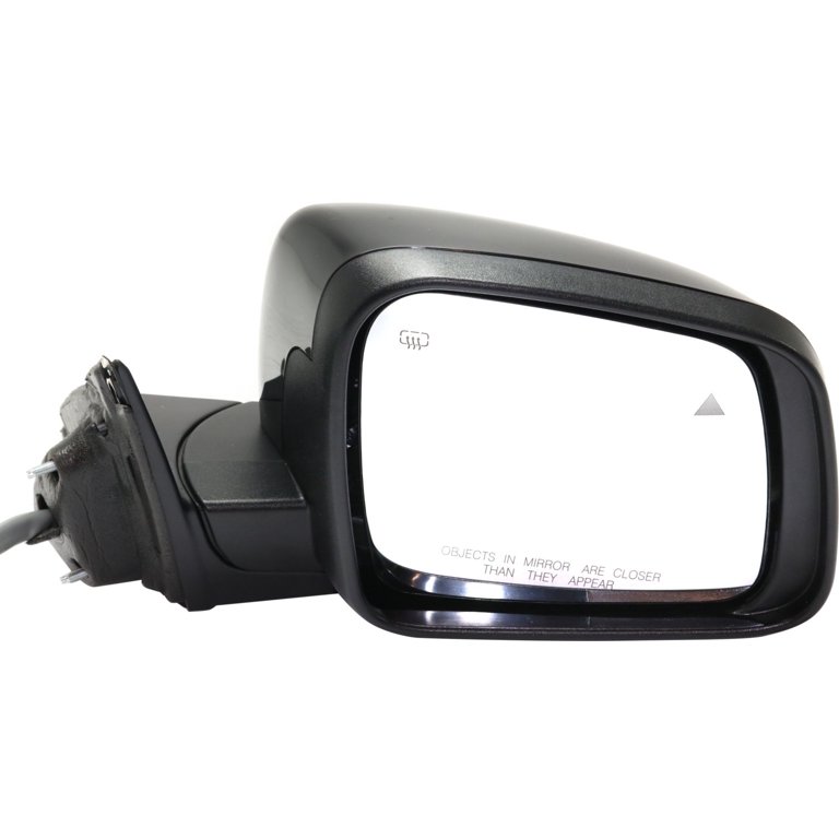 Passenger Side Power Mirror For 2014-2018 Jeep Cherokee - Manual Fold, Paintable, No Signal Light (Replaces 1UV64TZZAD)