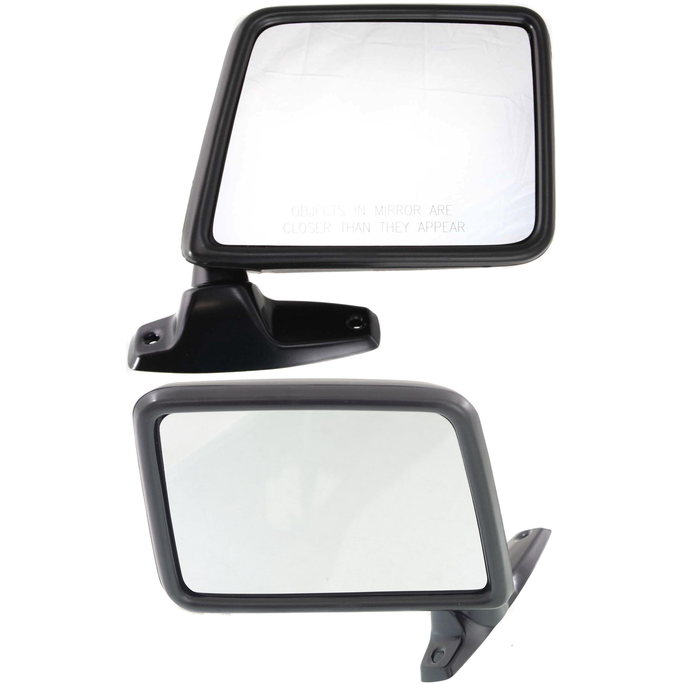 Mirror Compatible With 1983-1992 Ford Ranger 1984-1990 Bronco II SET of 2 Left Driver and Right Passenger Side Paintable