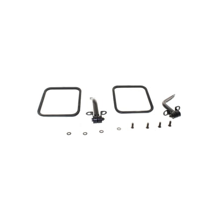 Mirror Compatible With 1987-1995 Jeep Wrangler (YJ) Driver & Passenger Side Paintable Kool-Vue