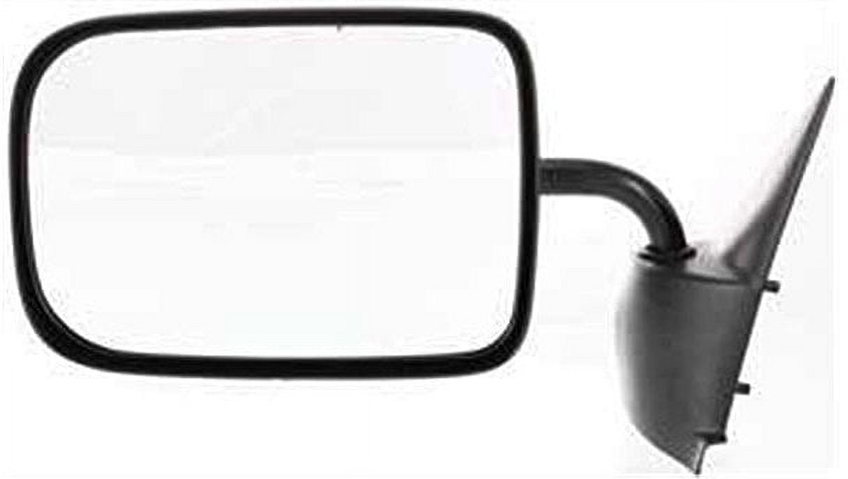 Mirror Compatible With 1994-1997 Dodge Ram 3500 2500 Left Driver Side Textured Black Kool-Vue