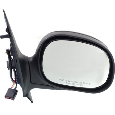 Set Of 2 Power Adjust Heated Manual Fold Mirrors For 1997-2002 Ford Expedition – Paintable Finish (Kool Vue)