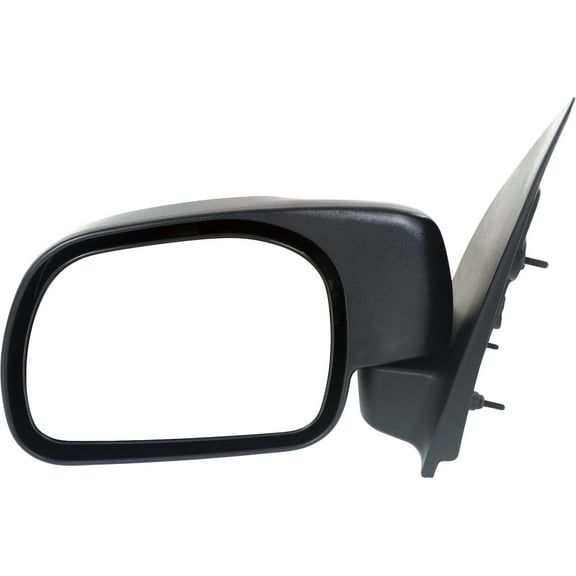 Mirror Compatible With 1999-2010 Ford F-250 Super Duty F-350 Left Driver Side Textured Black Kool-Vue