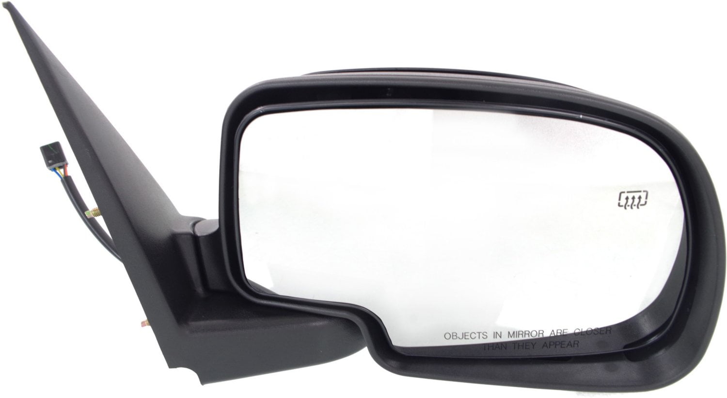 Kool Vue Mirror Set Of 2 - Paintable Manual Folding Heated Power Mirrors For 2000-2002 Chevy Suburban/Tahoe & GMC Yukon