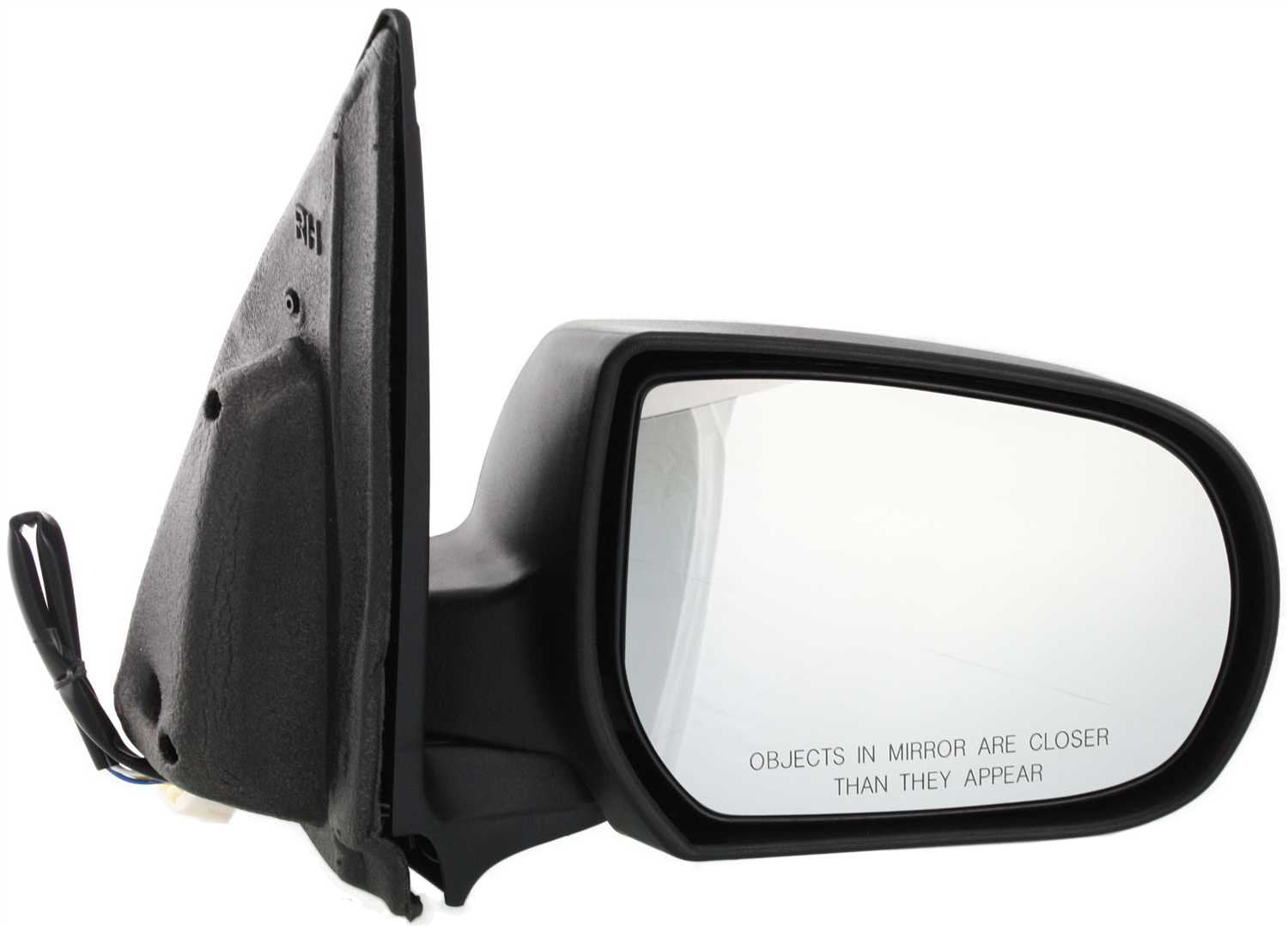 Mirror Compatible With 2001-2007 Ford Escape 2005-2007 Mercury Mariner Right Passenger Side Textured Black Kool-Vue