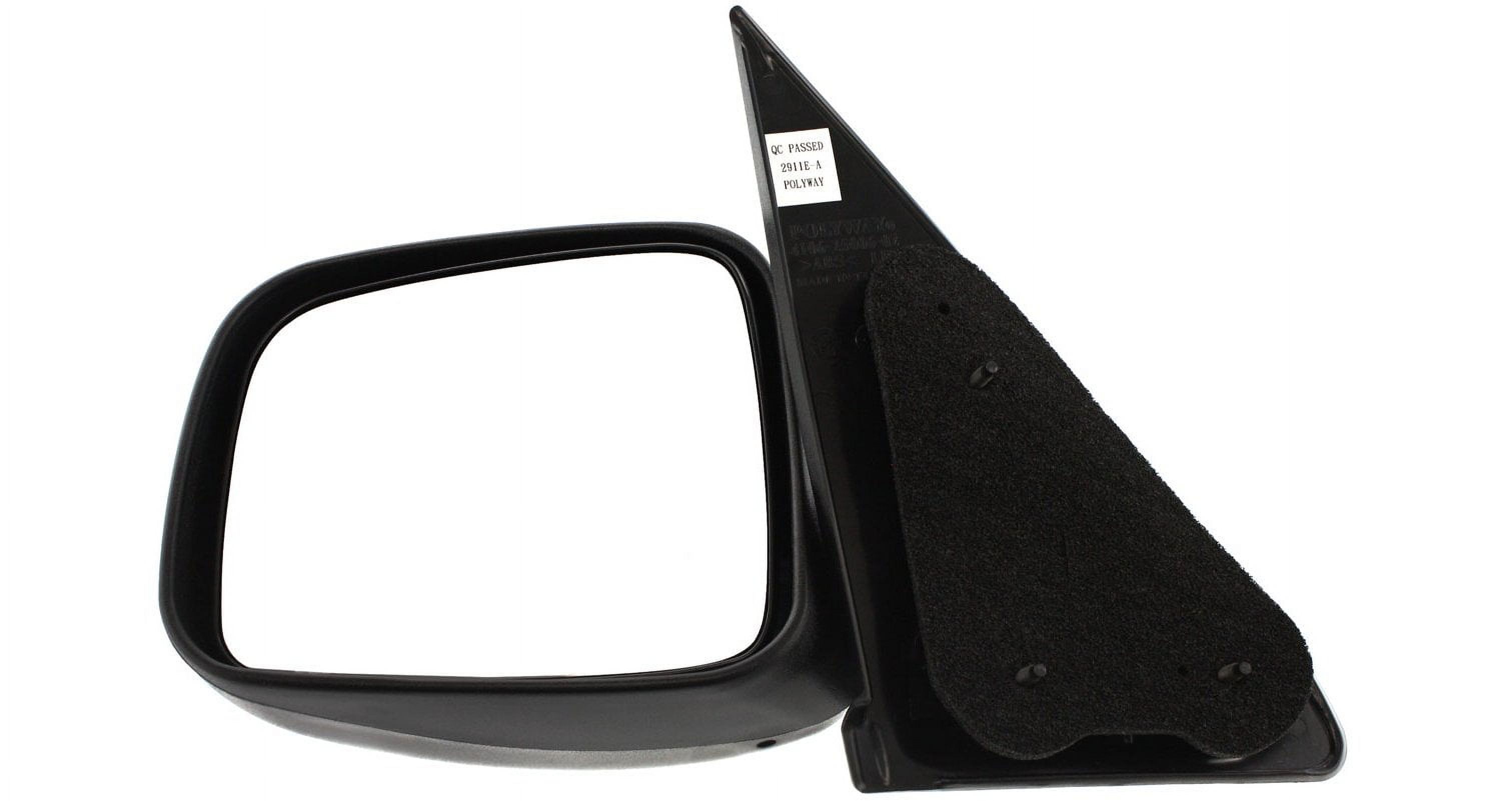 Mirror Compatible With 2002-2007 Jeep Liberty Left Driver Side Textured Black Kool-Vue