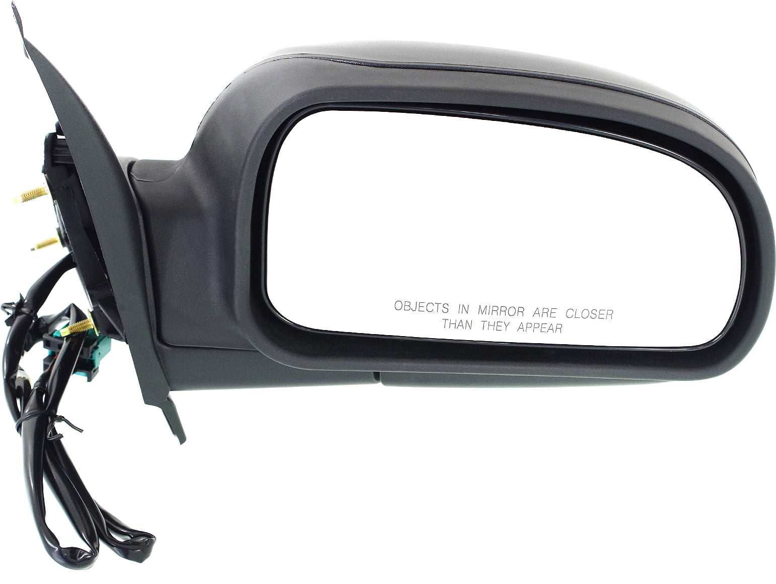 Mirror Compatible With 2002-2009 Chevrolet Trailblazer Gmc Envoy Right Passenger Side Heated Textured Black Kool-Vue
