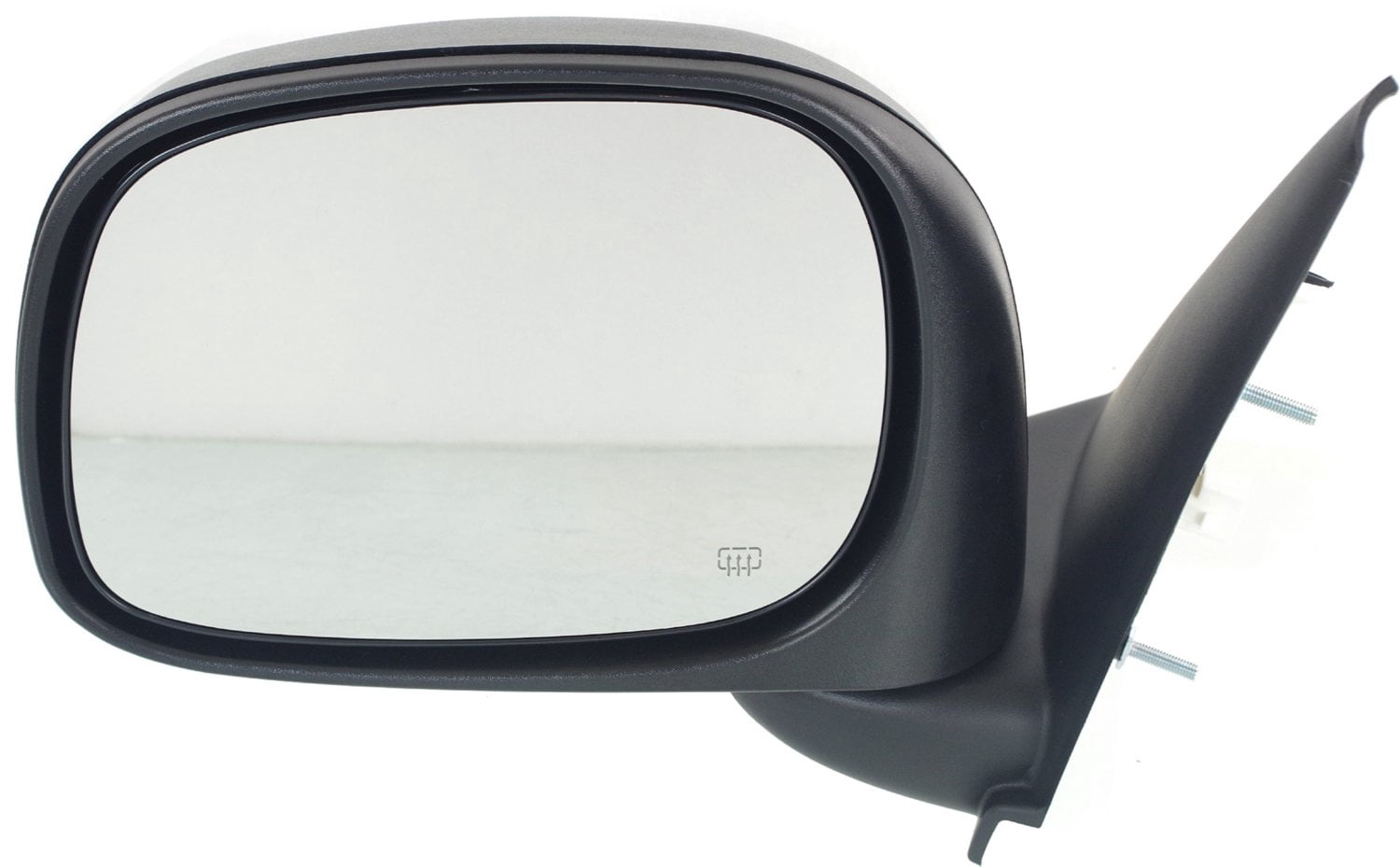 Mirror Compatible With 2002-2009 Dodge Ram 3500 2500 Left Driver Side Heated Textured Black Kool-Vue