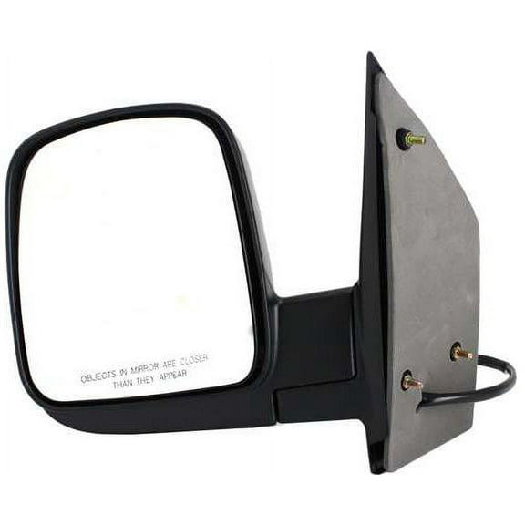 Mirror Compatible With 2003-2007 GMC Savana 2500 Chevrolet Express 3500 Left Driver Side Heated Textured Black Kool-Vue