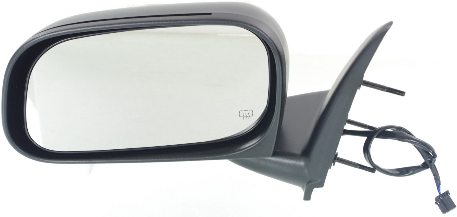 Mirror Compatible With 2004-2009 Dodge Durango Left Driver Side Heated Textured Black Kool-Vue