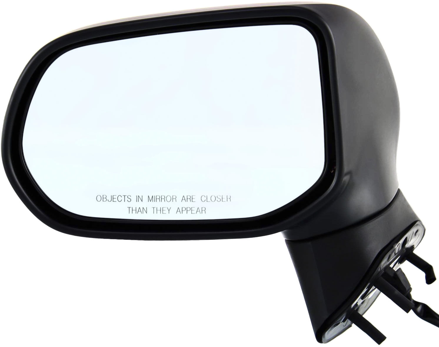 Mirror Compatible With 2006-2011 Honda Civic Left Driver Side Textured Black Kool-Vue