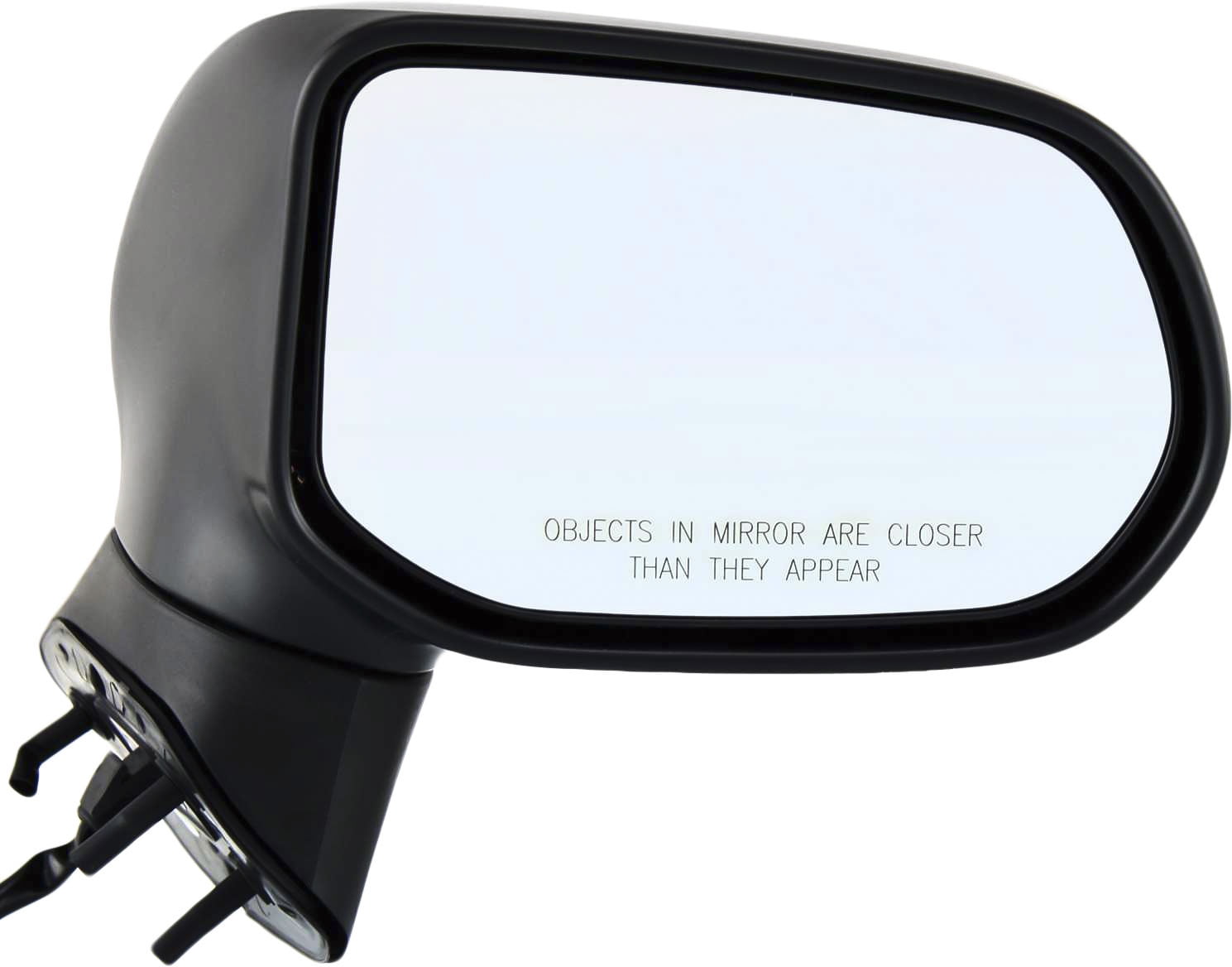 Mirror Compatible with 2006 2011 Honda Civic Right Passenger Side Textured Black Kool Vue HD42ER