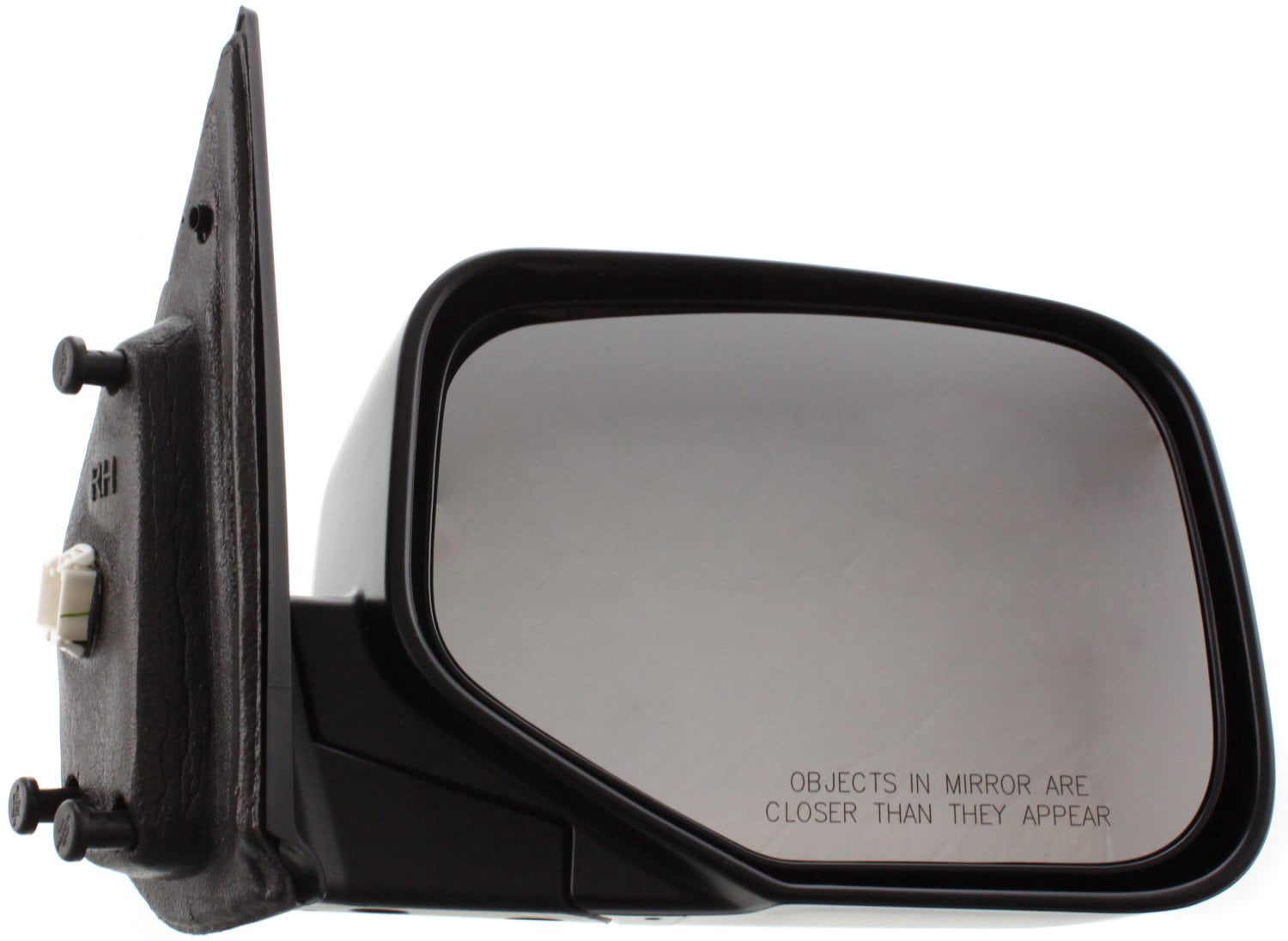Mirror Compatible With 2006-2014 Honda Ridgeline Right Passenger Side Textured Black Kool-Vue