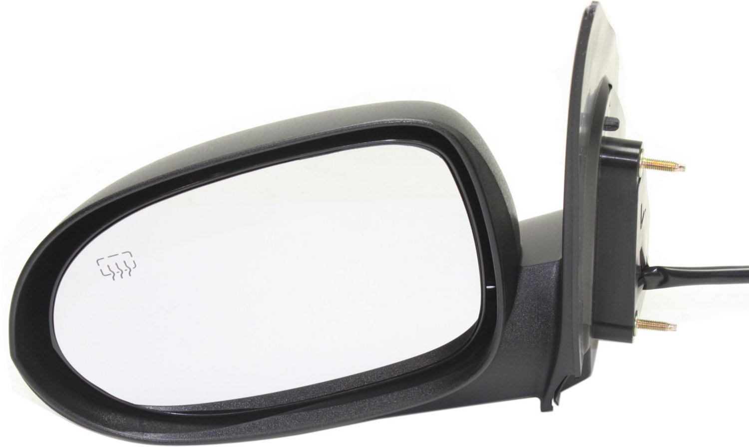 Mirror Compatible With 2007-2012 Dodge Caliber Left Driver Side Heated Textured Black Kool-Vue