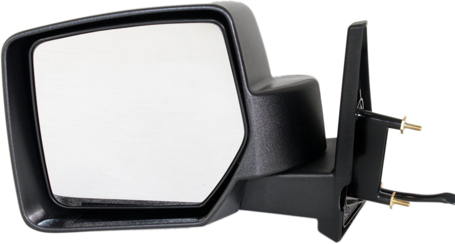 Mirror Compatible With 2007-2017 Jeep Patriot Left Driver Side Textured Black Kool-Vue