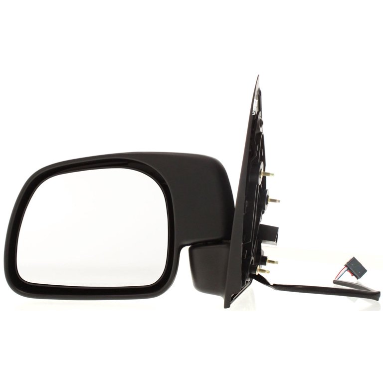 Kool Vue Driver Side Mirror For Ford E-Series 2008-2013 - Textured Black Manual