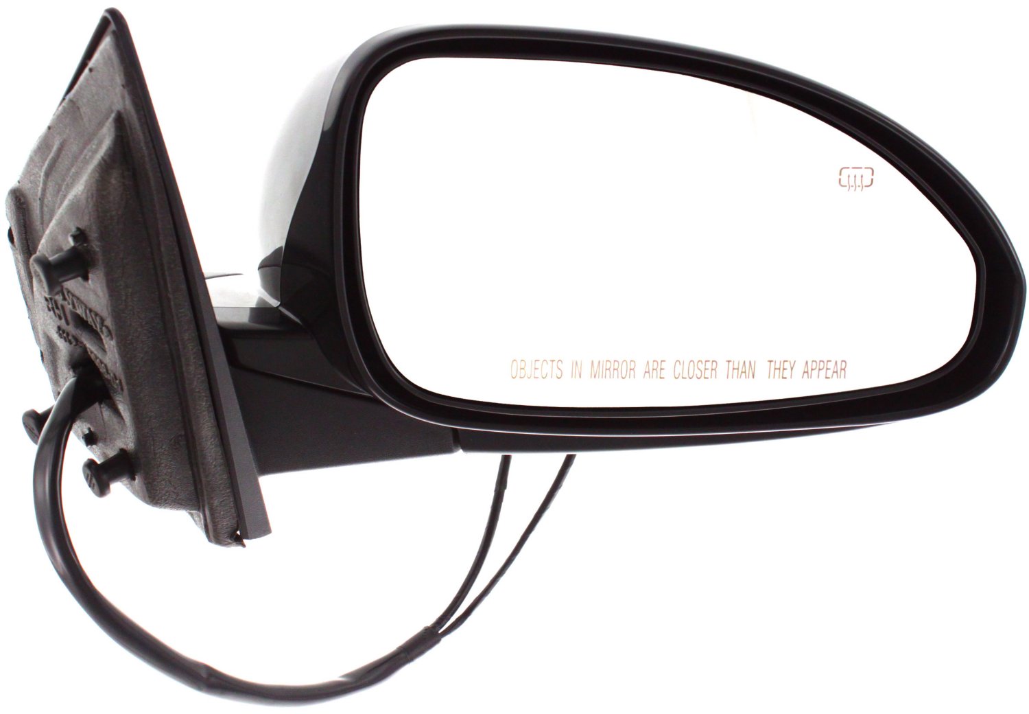 Mirror Compatible With 2008-2012 Buick Enclave Right Passenger Side Heated In-housing Signal Light Paintable Kool-Vue