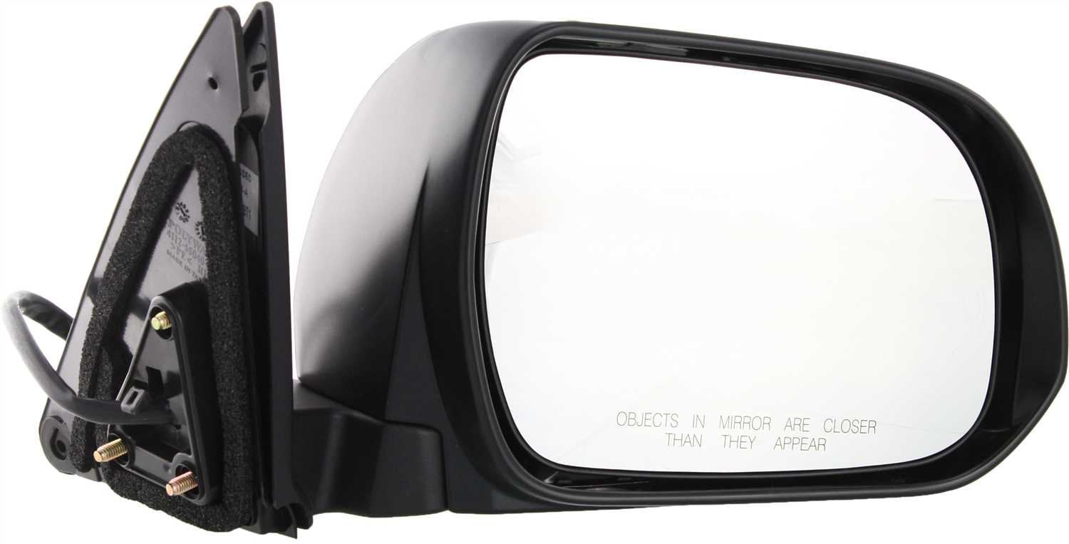 Mirror Compatible With 2008-2013 Toyota Highlander Right Passenger