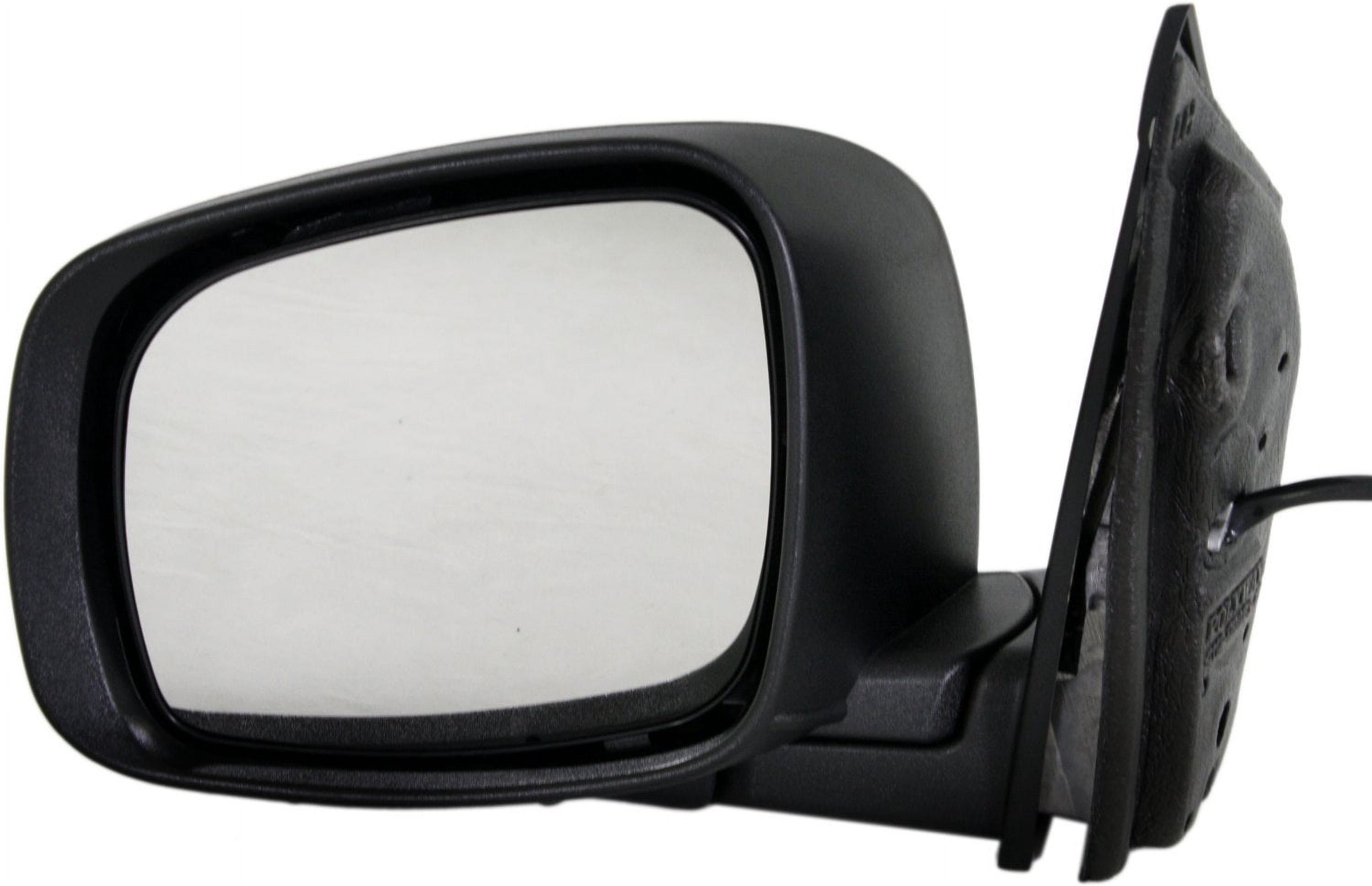 Mirror Compatible With 2008-2019 Dodge Grand Caravan 2008-2016 Chrysler Town & Country Left Driver Side Heated Textured Black Kool-Vue
