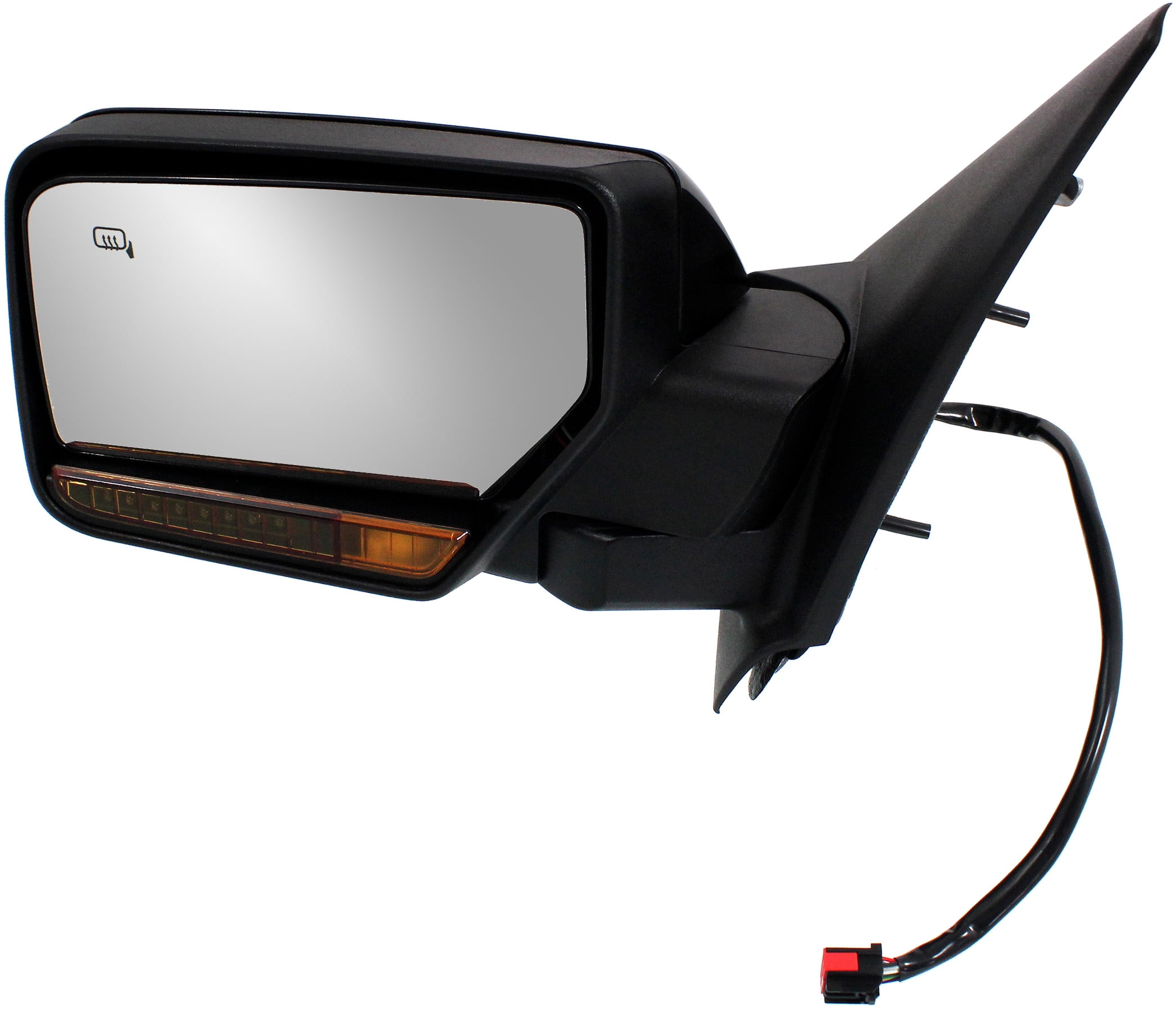 Mirror Compatible With 2009-2010 Ford Expedition Lincoln Navigator Left Driver Side Heated In-housing Signal Light Paintable Kool-Vue