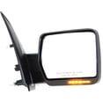 thumbnail image 1 of Mirror Compatible With 2009-2010 Ford F-150 Right Passenger Side Heated In-housing Signal Light Textured Black Kool-Vue, 1 of 6