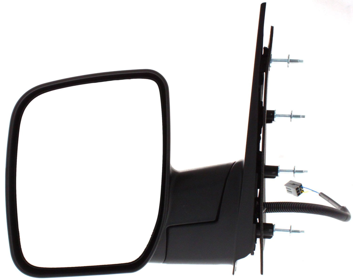 Mirror Compatible With 2009-2013 Ford E-450 Super Duty E-350 Left Driver Side Textured Black Kool-Vue