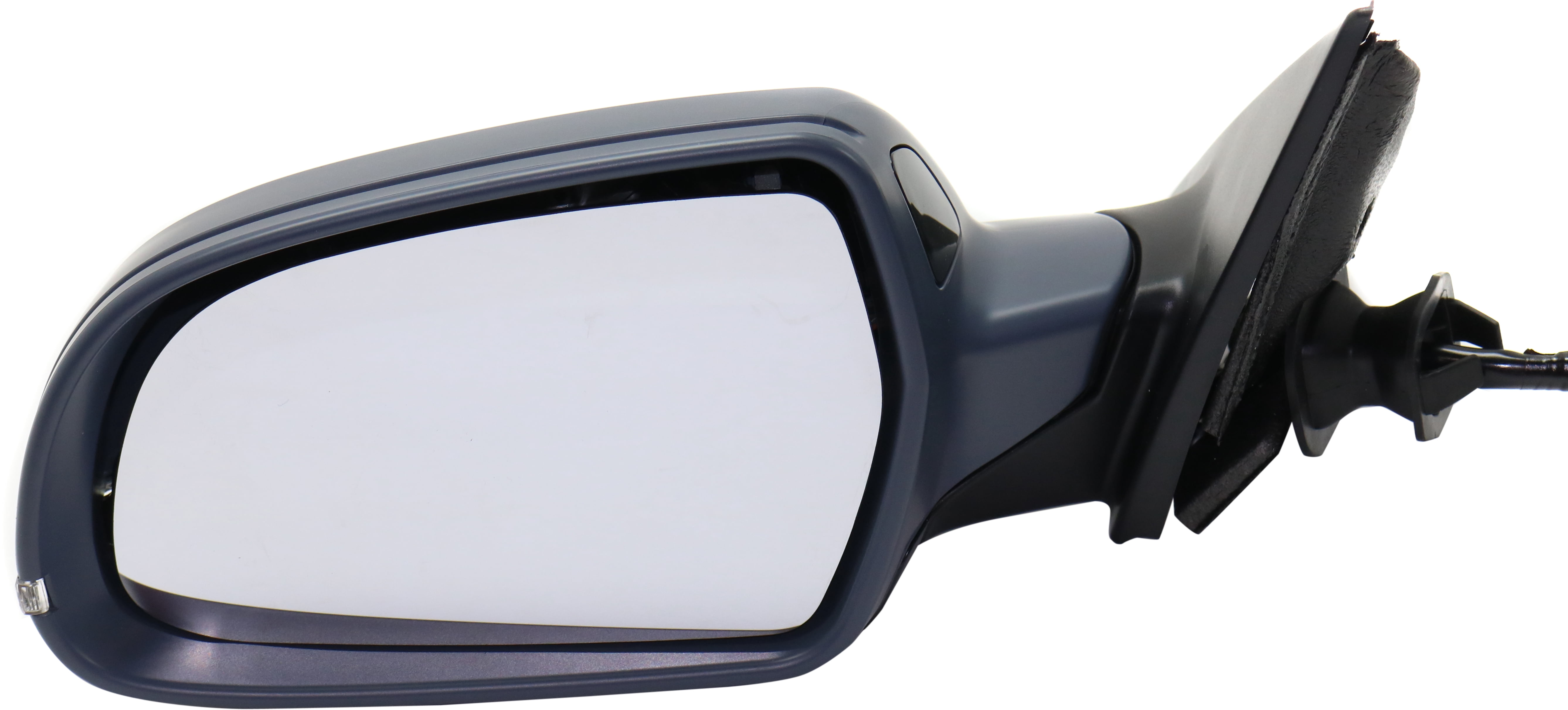 Mirror Compatible With 2010-2011 Audi A4 S4 Left Driver Side Heated w/ Blind Spot Detection in Glass In-housing Signal Light Paintable Kool-Vue