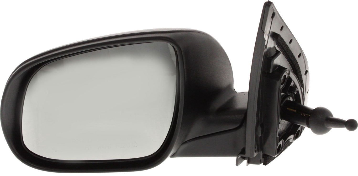 Mirror Compatible With 2010-2011 Hyundai Accent Left Driver Side Textured Black Kool-Vue