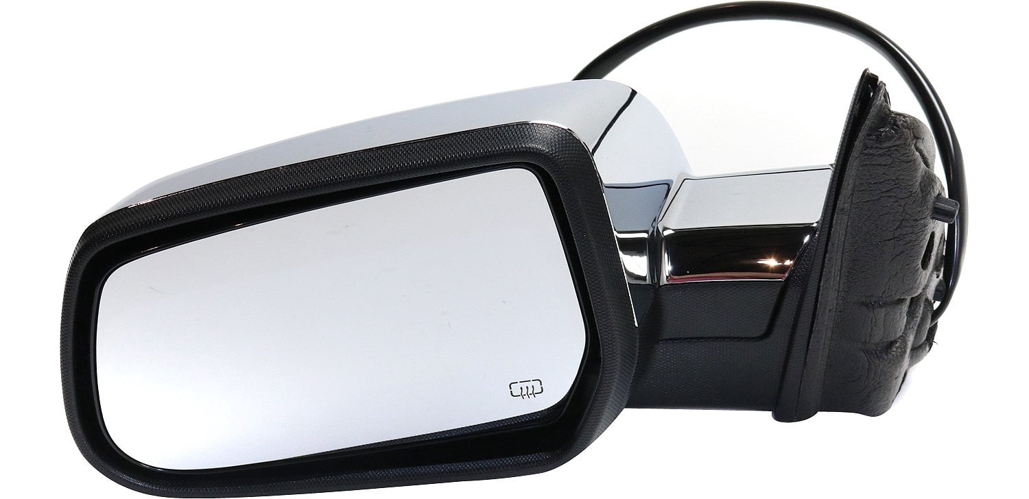 Mirror Compatible With 2010-2017 Chevrolet Equinox Gmc Terrain Left Driver Side Heated Chrome Kool-Vue