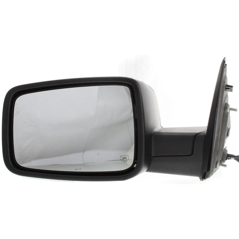 Mirror Compatible With 2011-2012 Ram 1500 2010 Dodge 3500 Left Driver Side  Heated In-housing Signal Light Chrome Kool-Vue