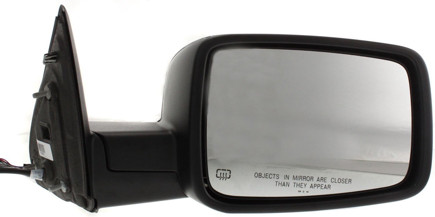 Mirror Compatible With 2011-2012 Ram 1500 2010 Dodge 3500 Right Passenger Side Heated In-housing Signal Light Chrome Kool-Vue