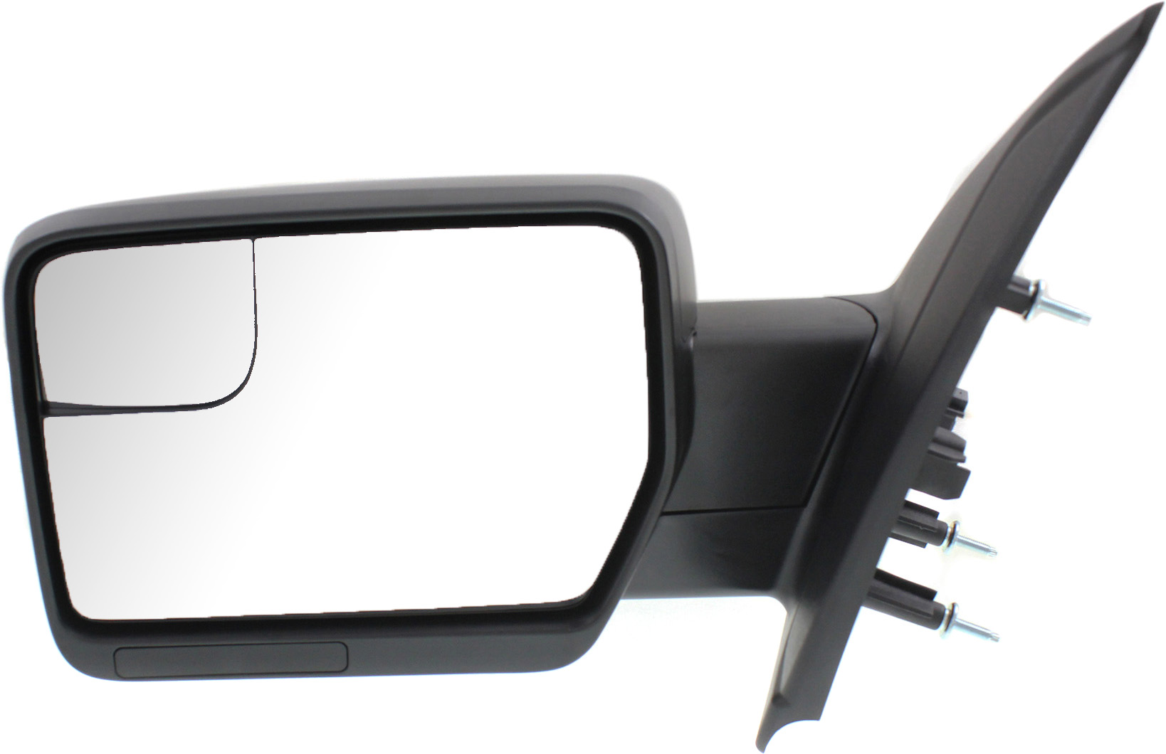 Mirror Compatible With 2011-2014 Ford F-150 Left Driver Side w/ Blind Spot Corner Glass Paintable Kool-Vue